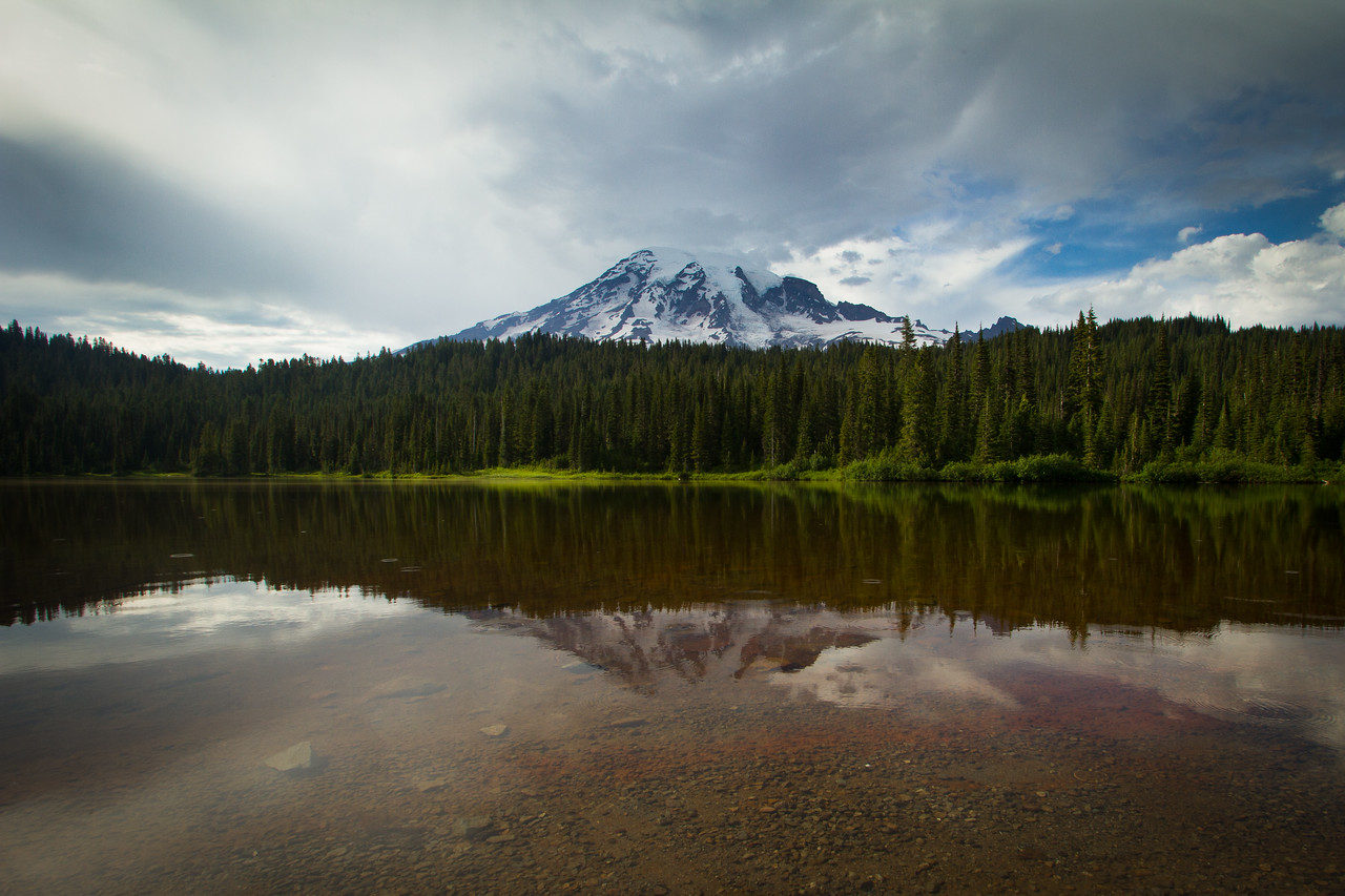 Reflection Lake, Mount Rainier National Park, Washington, USA
